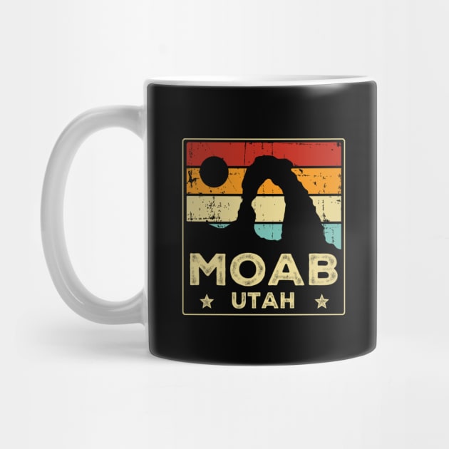 Moab Utah Vintage by Zen Cosmos Official